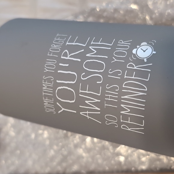 Inspirational Glass Cup with Bamboo Lid & Straw 20oz - Picture 2 of 5